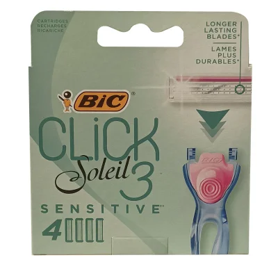 Bic Soleil Click 3 blades 4 u. Sensitive.