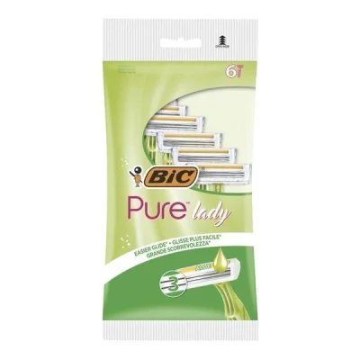 BIC RAZORS PURE LADY 3 6pcs