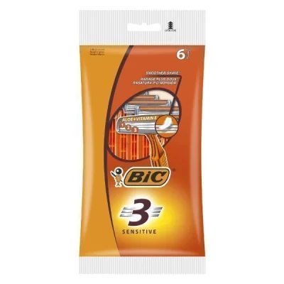 BIC RAZORS TRILAMA 6pcs. SENSITIVE