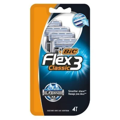 BIC RAZORS FLEX 3 4pcs CLASSIC
