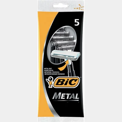 Bic Dispasable Razor Metal Bag 5 pc