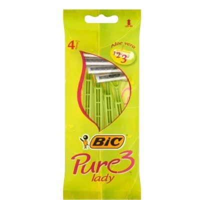 Pure Lady 3 Razors 4-Pack