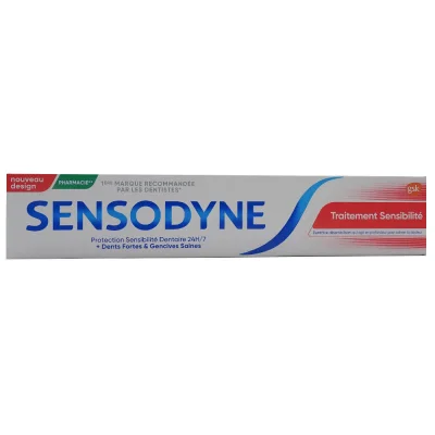 Sensodyne toothpaste 75 ml. Sensitive treatment.