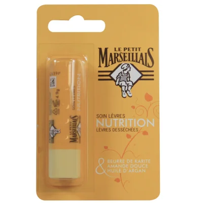 Le Petit Marseillais lipstick 1 u. Almond & argan oil.