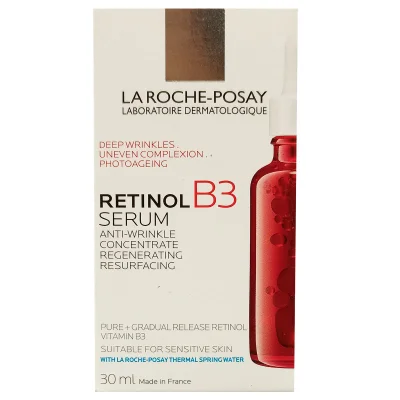 La Roche - Posay retinol 30 ml. Vitamin B3 anti-wrinkle serum.