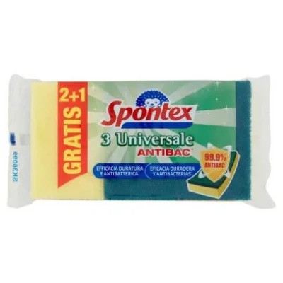 Spontex Spugna Abrasiva Universale X2+1