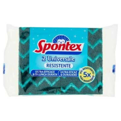 Spontex Spugna Universale Mosaik Abrasiva X2