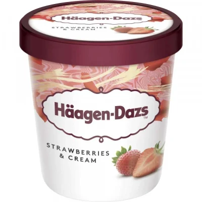 Häagen-Dazs Strawberries & Cream 460ml