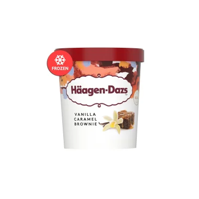 Häagen-Dazs Pint 390gr Vanilla Caramel Brownie