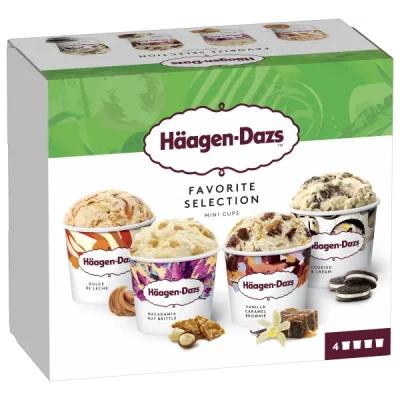 Häagen-Dazs Favorite Selection Multipack 4x95ml