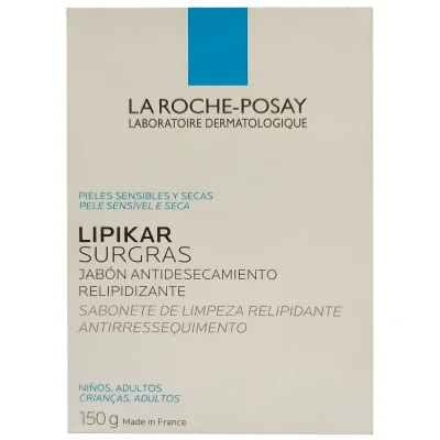 La Roche - Posay anti-dryness cleansing bar 150 gr. For sensitive and dry skin.