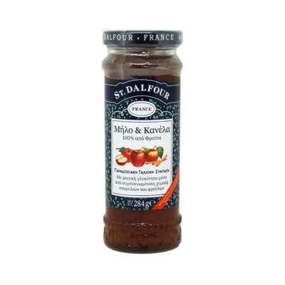 jam ST DALFOUR apple & cinamon 284g