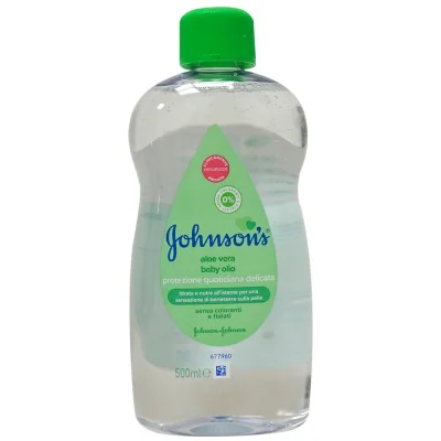 Johnson's body oil 500 ml. Aloe vera.