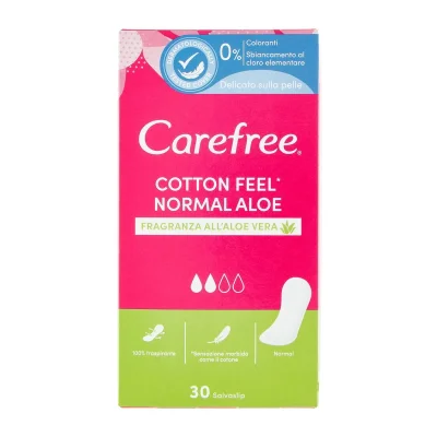 Carefree Aloe Panty Liners 30 pack