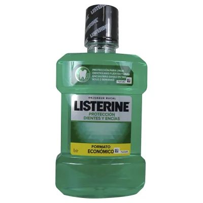 Listerine mouthwash 1l. Teeth & gum fresh mint.