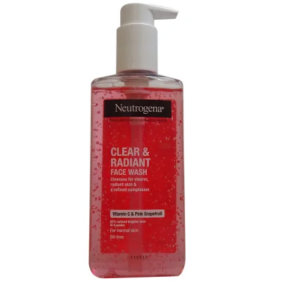 Neutrogena face gel 200 ml. Clear & radiant normal skin.