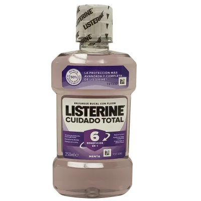 Listerine mouthwash 250 ml. Total care.