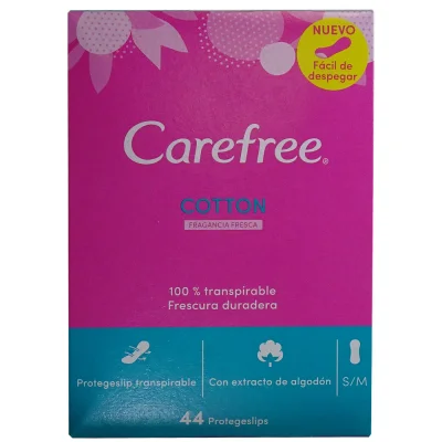 Carefree sanitary towels 44 u. Cotton fresh.