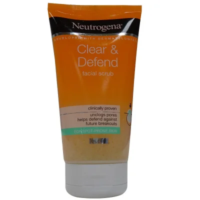 Neutrogena exfoliating 150 ml. Clear & Defend.