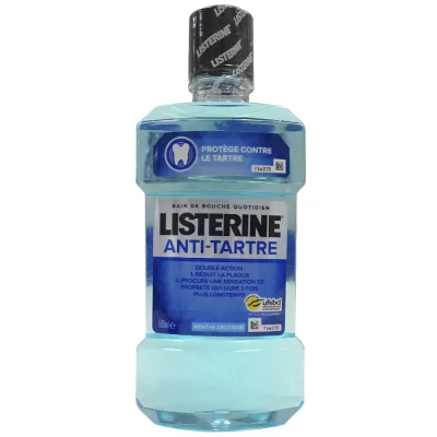 Listerine mouthwash 500 ml. Anti-tartar artic mint.