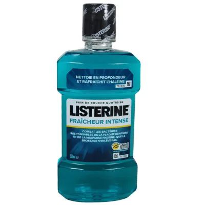 Listerine mouthwash 500 ml. Intense Fresh.