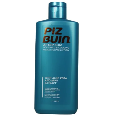 Piz Buin after sun 200 ml. Cooling & Soothing Aloe Vera and mint extract.