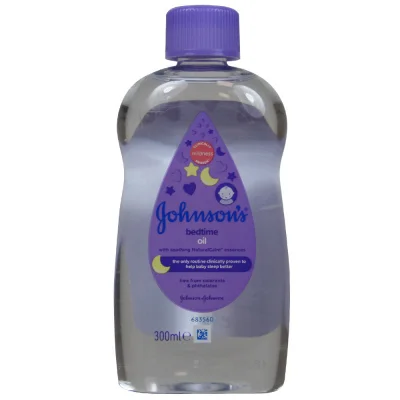 Johnson's body oil 300 ml. Bedtime.