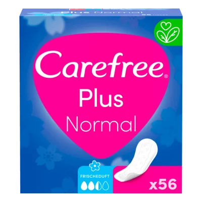 Carefree Plus Normal Panty Liners Fresh Scent 56 pack