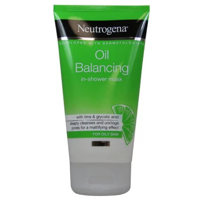 Neutrogena exfoliating 150 ml. Oil balancing reduction of brightness and pores lime..