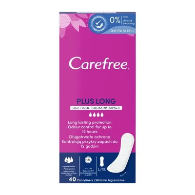 Carefree PENSO DIÁRIO CAREFREE PLUS LONG 40 UN