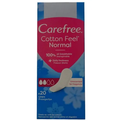 Carefree sanitary towels 20 u. Cotton Feel.