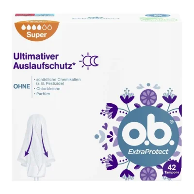O.b. Extra Protect Tampons Super 42pcs