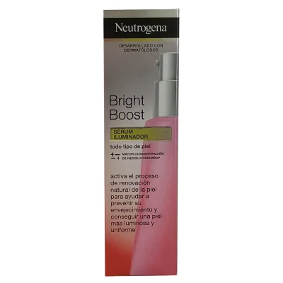Neutrogena bright boost serum 30 ml. Iluminador all skin types.