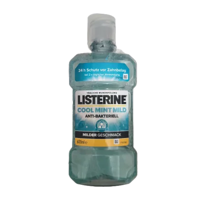 LISTERINE COOL MINT MILD ANTI BAKTERIELL 600ML