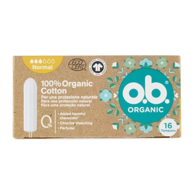 O.b. Organic Normal Tampons 16 pack