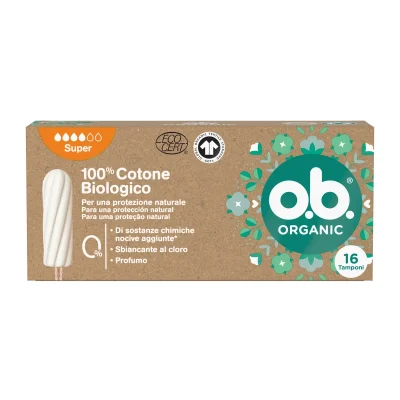 TAMPÃO DIGITAL OB SUPER ORGANIC 16 UND