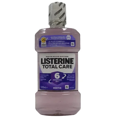 Listerine mouthwash 500 ml. Total care.