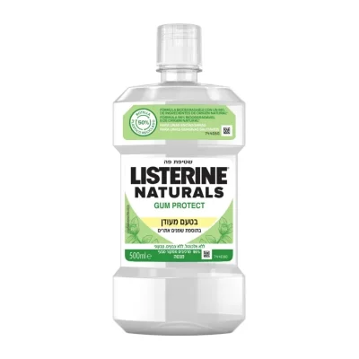 Listerine Naturals Gum Protect Mouthwash 500ml