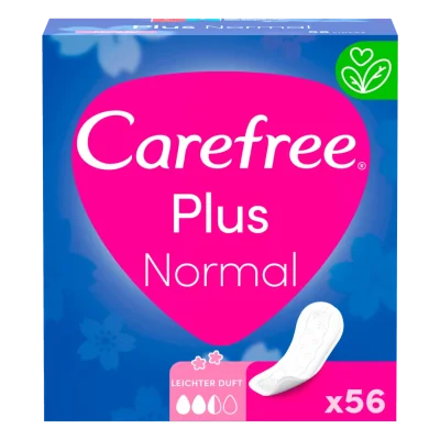 Carefree Plus Normal Panty Liners 56 pack