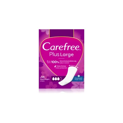 Carefree Plus Large Fresh Scent Panty Liners 48 pack