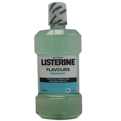 Listerine mouthwash 500 ml. Spearmint.