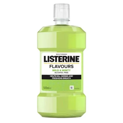 LISTERINE MOUTHWASH 500ml MILD & MINTY