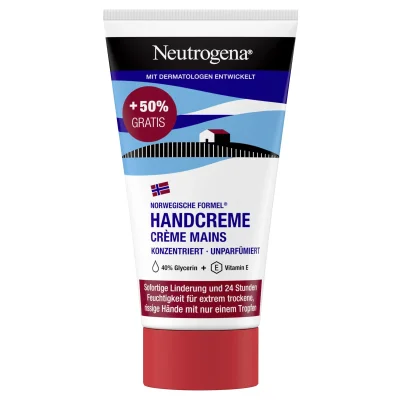 Neutrogena Hand Cream Unscented Limited Edition 75ml 50% free Text: FR,DE,NL