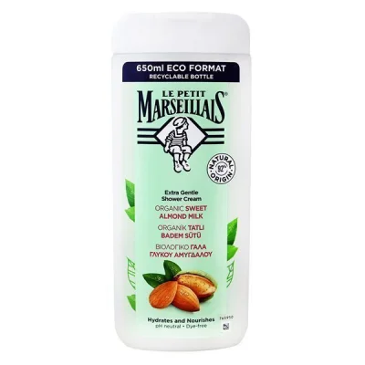 LE PETIT MARSEILLAIS SHOWER GEL 650ml ALMOND MILK