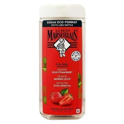 LE PETIT MARSEILLAIS SHOWER GEL 650ml WILD STRAWBERRY