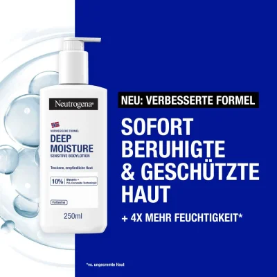 Neutrogena Bodylotion Sensitiv Deep Moisture, 250 ml