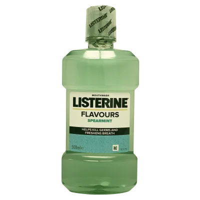 Listerine mouthwash 500 ml. Spearmint.
