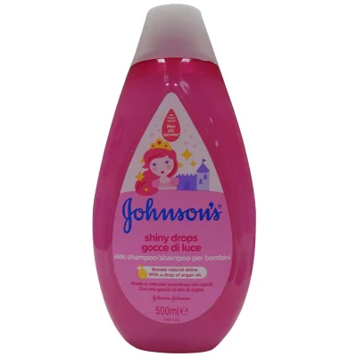 Johnson's shampoo 500 ml. Glitter drops.