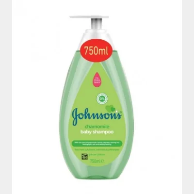 JOHNSON'S BABY SHAMPOO 750ml CHAMOMILE  PUMP