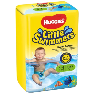 Huggies Little Swimmers Diapers Size 3-4 12 Count